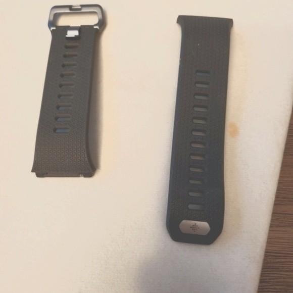Fitbit Sense Silicon Gray Large Replacement Adjustable Wristband - Picture 1 of 3